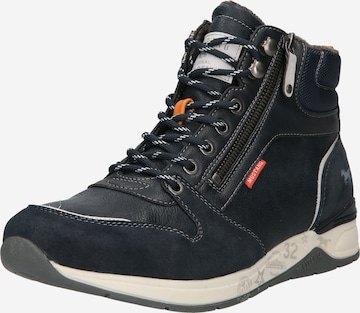 MUSTANG Lace-Up Boots in Grey: front