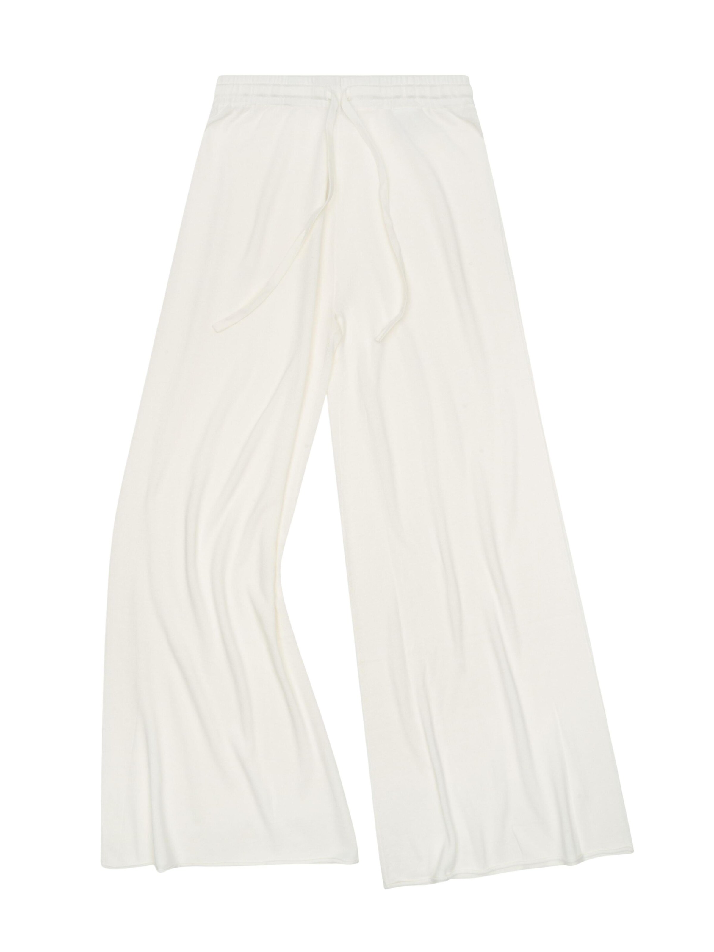 Loosefit Pantalon 'Bambou & Coton' LDB en blanc : devant