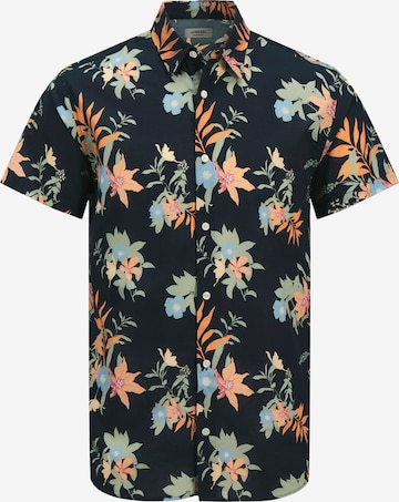 JJ Rebel Regular fit Button Up Shirt 'JREBBASTIAN' in Blue: front