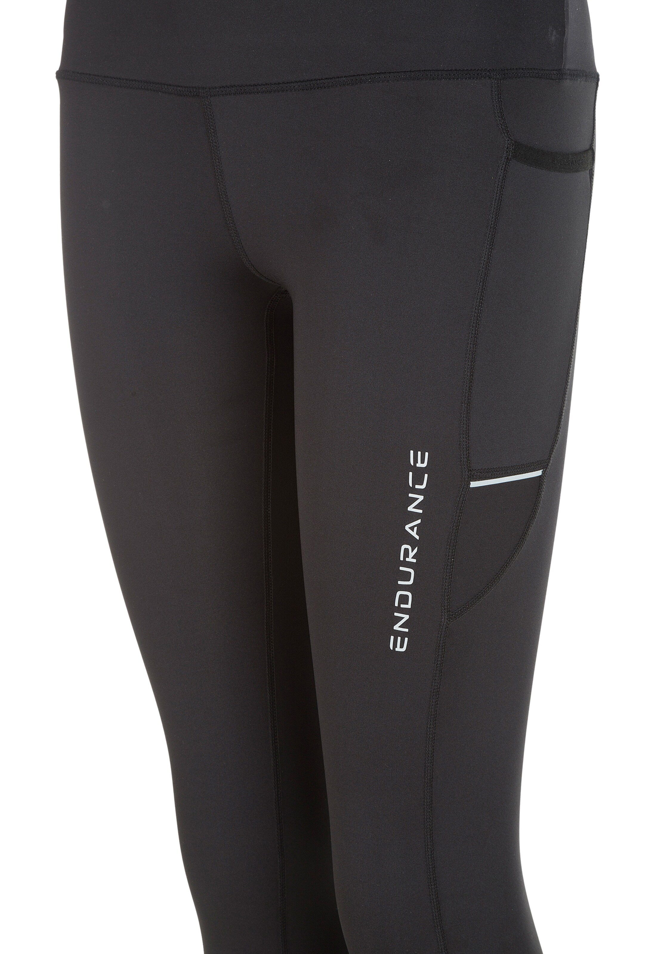 ENDURANCE Slim fit Sports trousers 'Energy' in Black