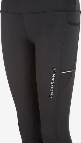 ENDURANCE Slimfit Sportbroek 'Energy' in Zwart