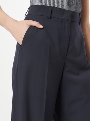 Weekend Max Mara Wide leg Παντελόνι με τσάκιση 'SIVO' σε μπλε