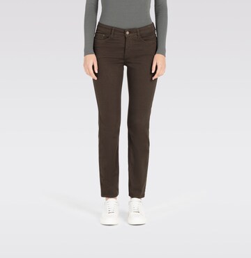 MAC Slim fit Jeans 'Dream' in Brown: front
