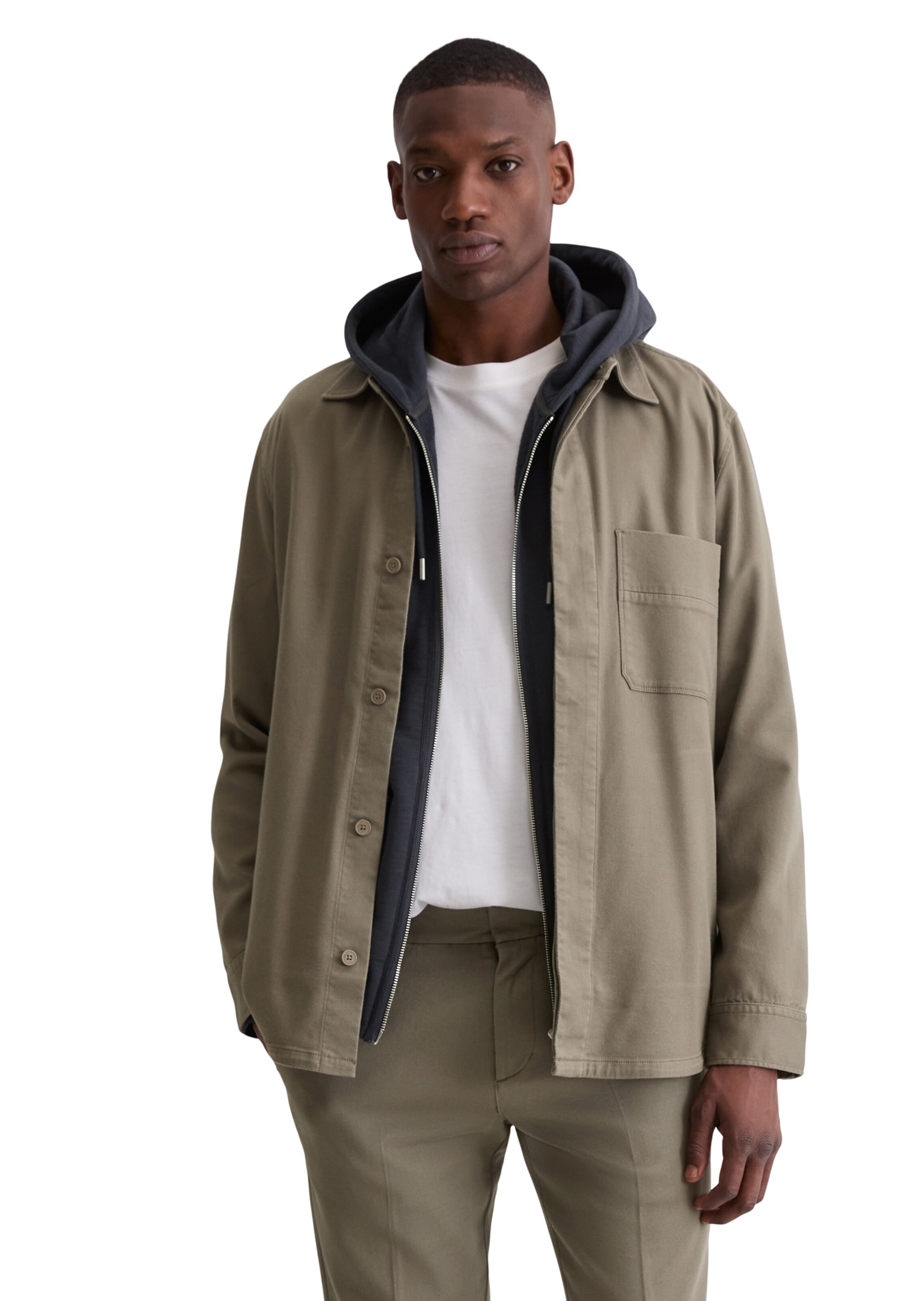 Marc O'Polo Jacke in Braun: Vorderseite
