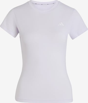 ADIDAS PERFORMANCE Функционална тениска 'PWR ESS' в бяло: отпред