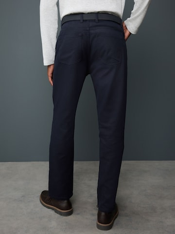 Next Обычный Брюки-чинос в Синий