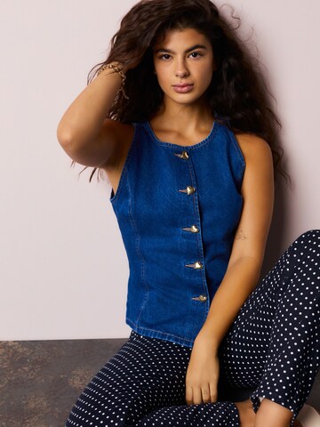 Next Kamizelka w kolorze niebieski: przód