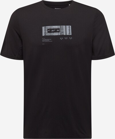 Reebok Sport T-Shirt fonctionnel en gris / noir, Vue avec produit