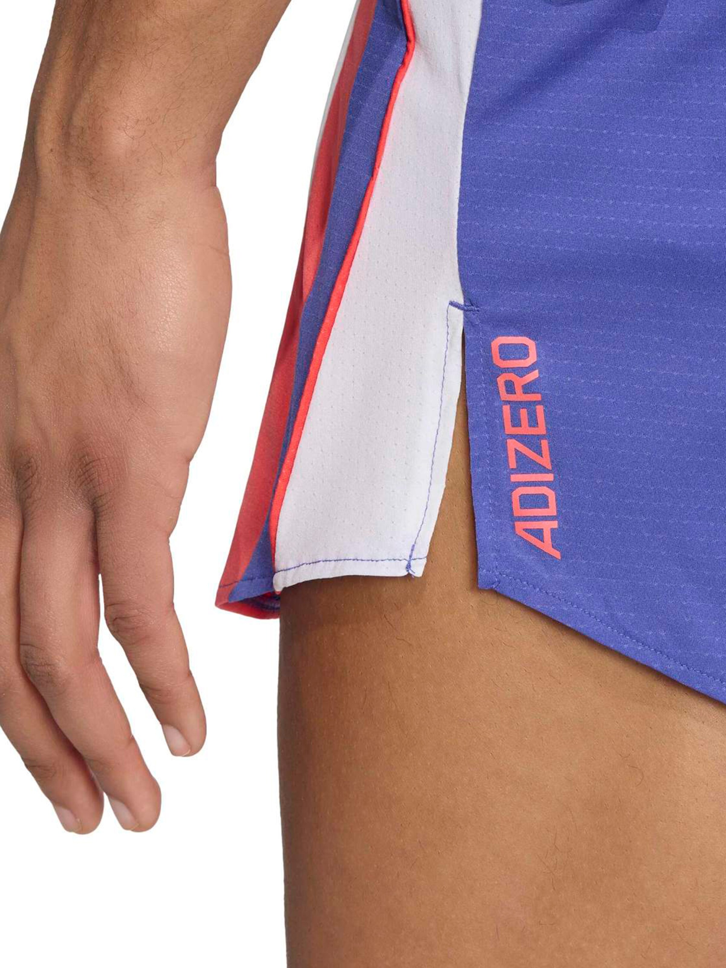 mėlyna ADIDAS PERFORMANCE Standartinis Sportinės kelnės 'ADIZERO A'