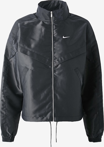 Nike Sportswear Демисезонная куртка в Черный: спереди