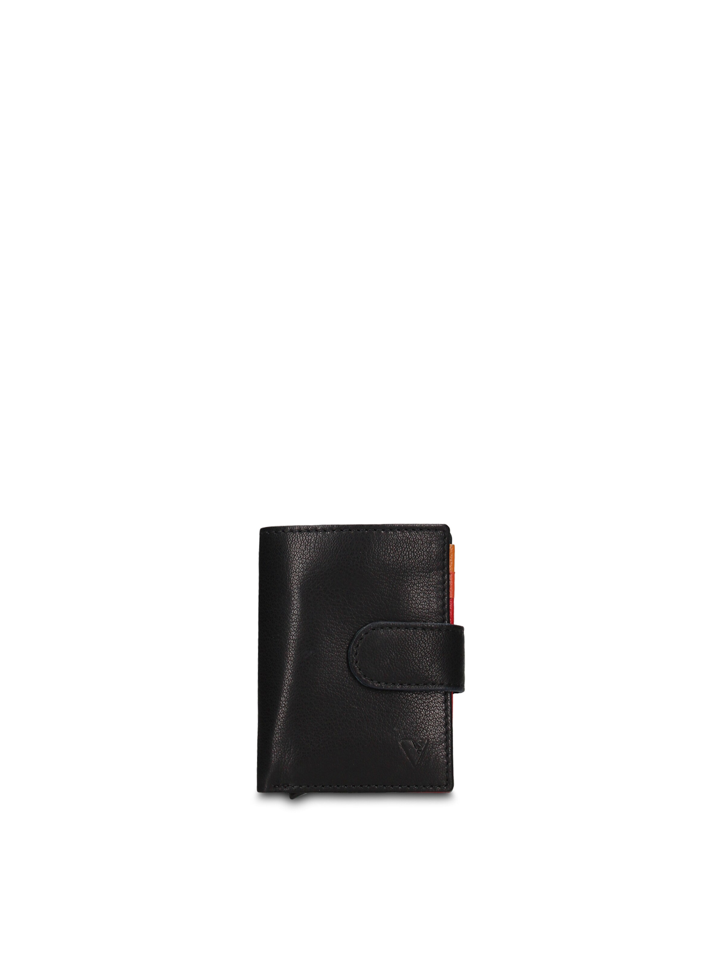 Portamonete di Coveri Collection in nero: frontale
