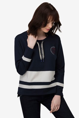 Sweat-shirt LAURASØN en bleu : devant