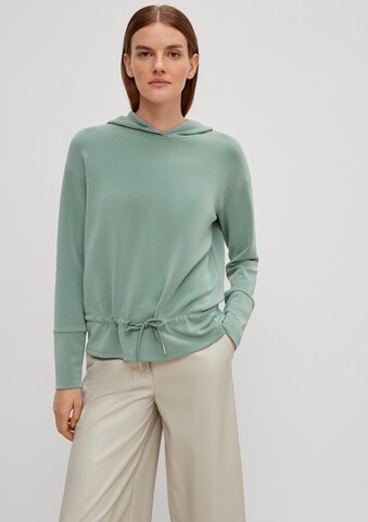 Sweat-shirt COMMA en vert : devant