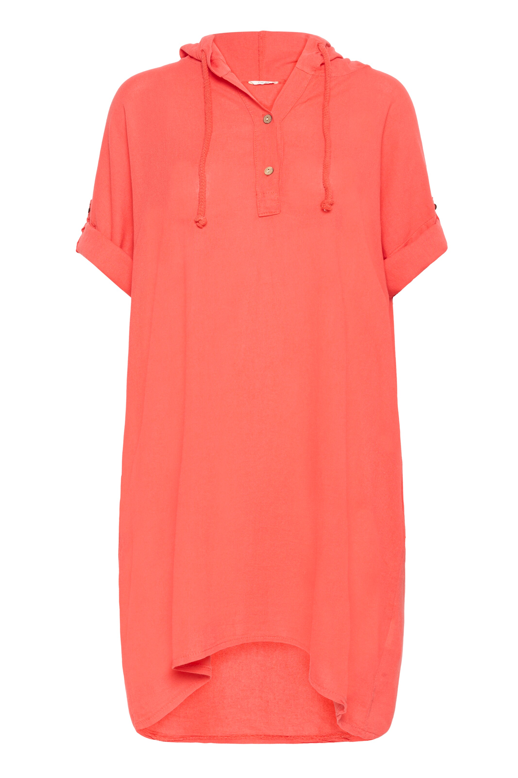 Cream Dress 'Lark ' in Orange: front