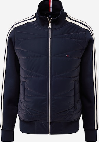 TOMMY HILFIGER Bluza rozpinana w kolorze niebieski: przód