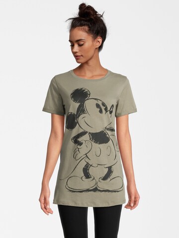 Course Shirt 'Mickey Mouse' in Groen: voorkant