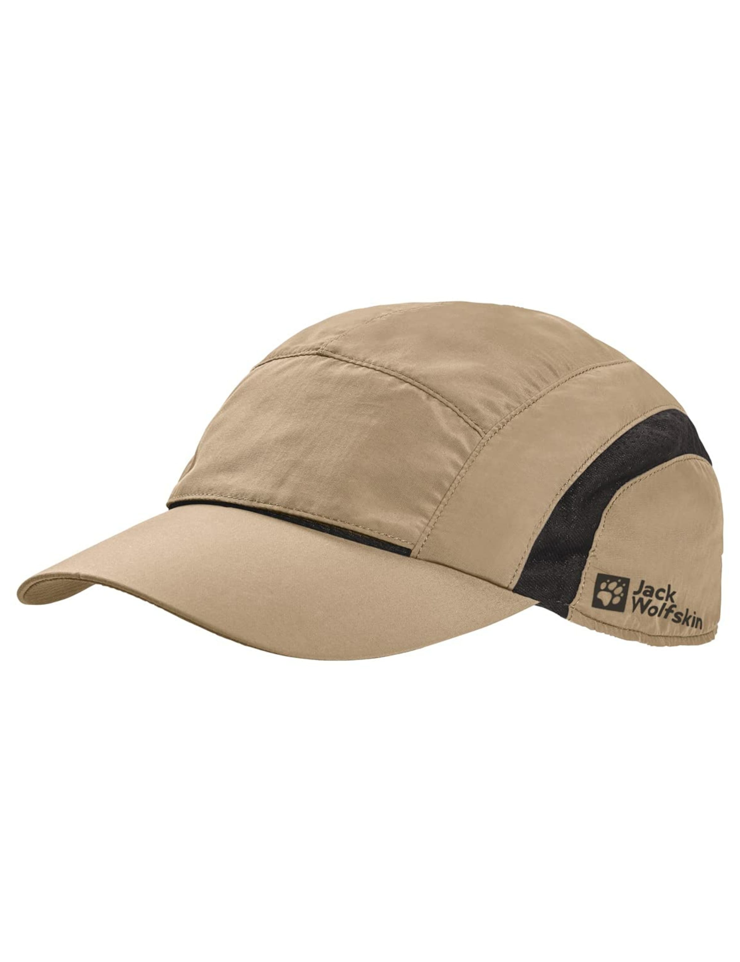 JACK WOLFSKIN Cap in Beige / Black, Item view