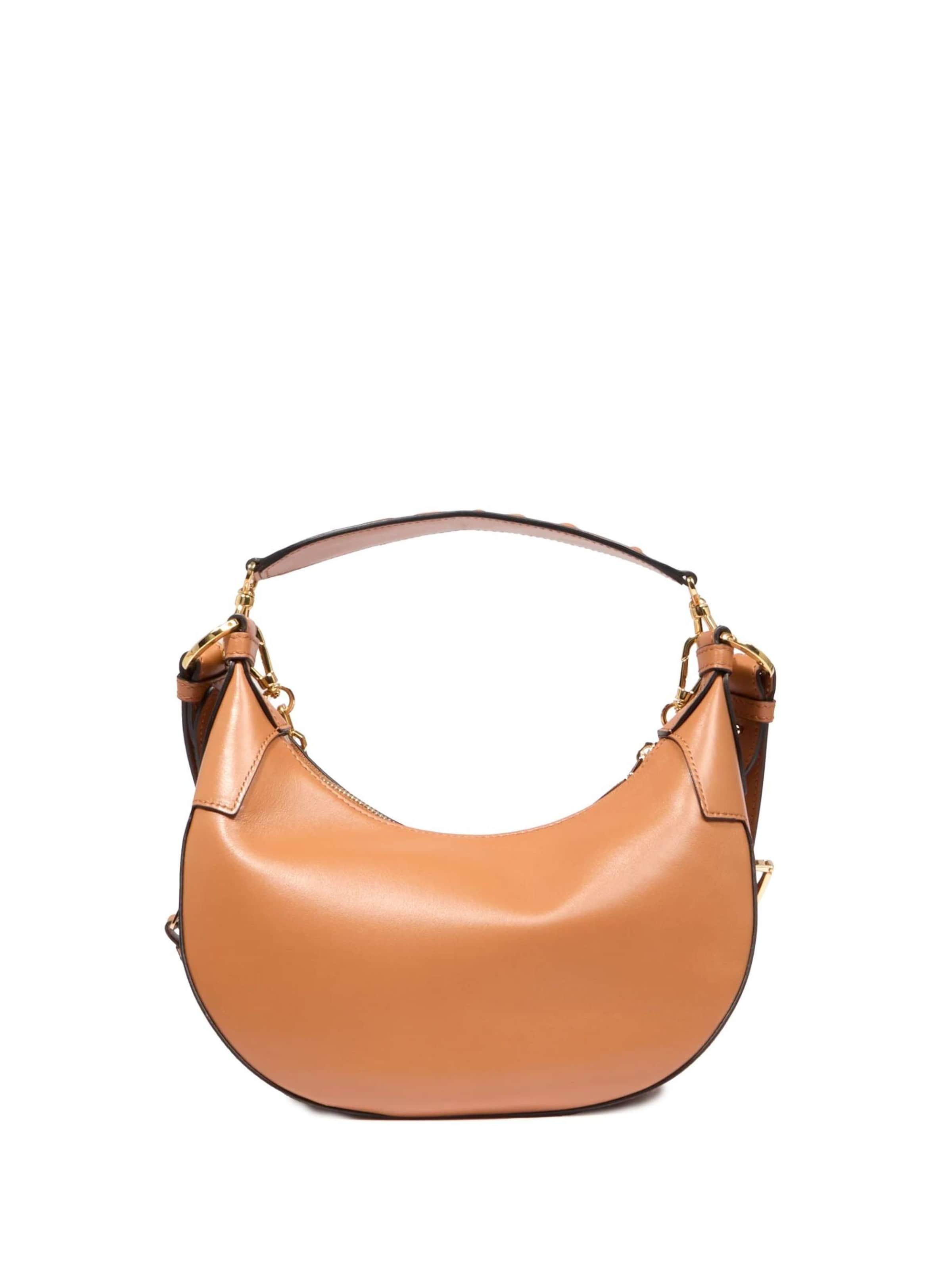Lancel Schoudertas 'Lancel Sac Bandoulière S Origami Camel Femme' in Bruin