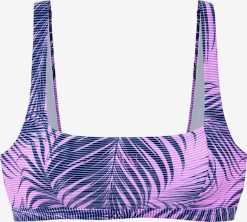 LASCANA ACTIVE Athletic Bikini Top in Blue: front