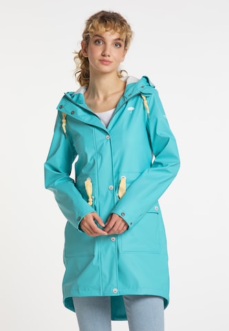 Schmuddelwedda Raincoat in Blue: front