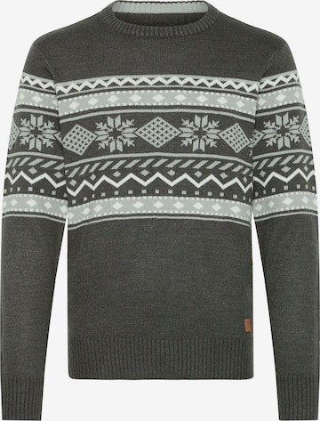 Pull-over ' BHNohr ' BLEND en gris : devant