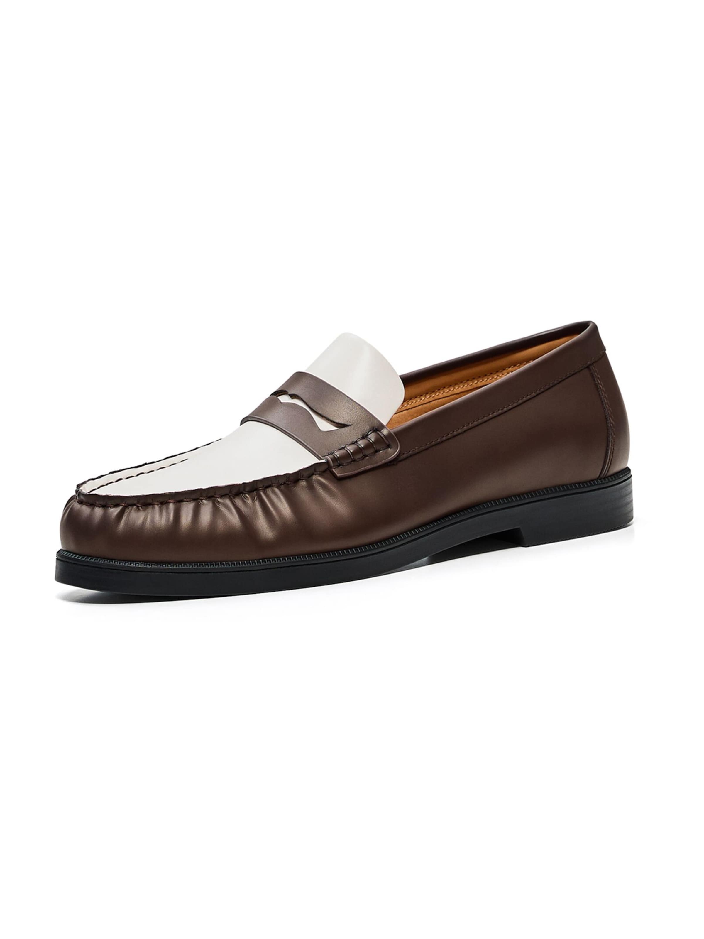 Bershka Slipper – hnědá: přední strana