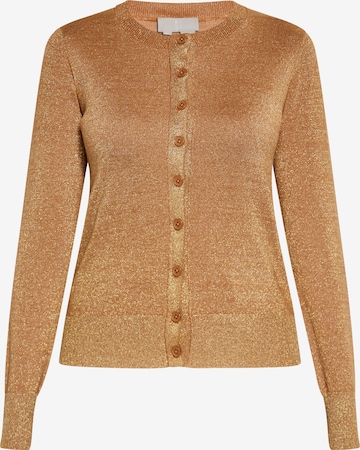 RISA Knit Cardigan in Beige: front