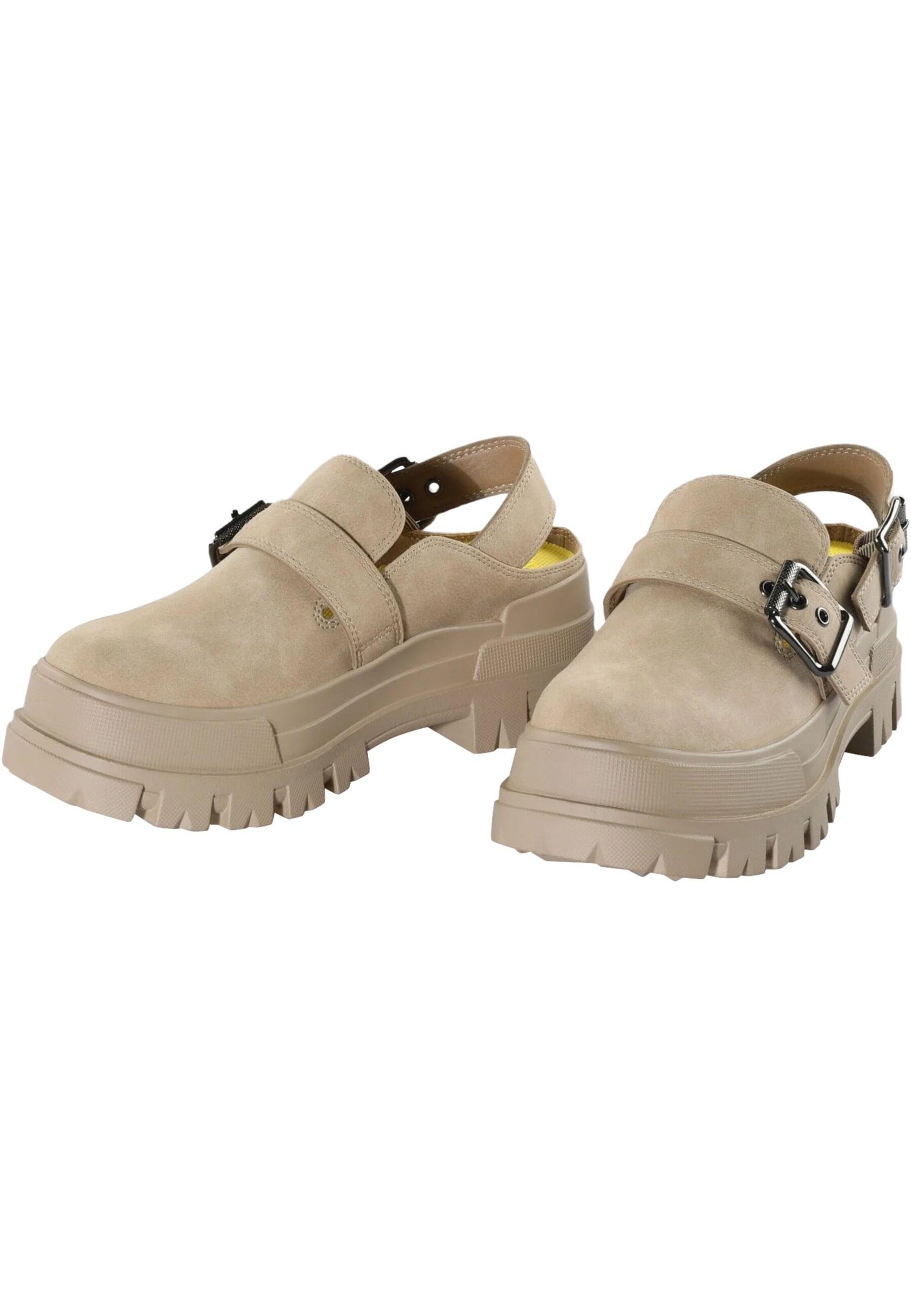 BUFFALO Clogs 'Aspha' in Beige