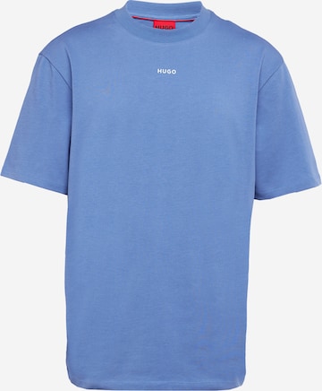 HUGO Shirt 'Dapolino' in Blauw: voorkant