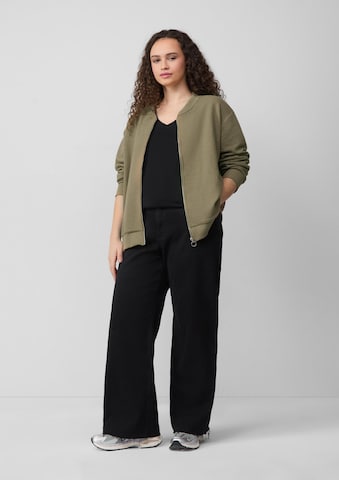 QS Sweatvest in Groen