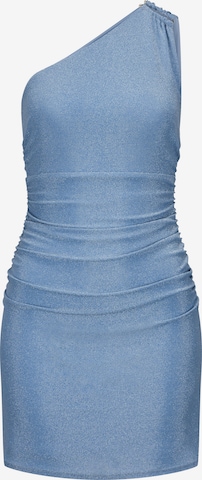 Robe fourreau Nicowa en bleu : devant