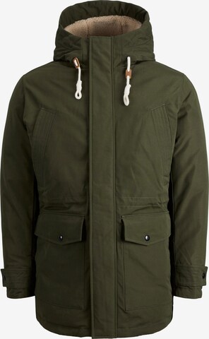 Parka invernale 'Mash' di JACK & JONES in verde: frontale