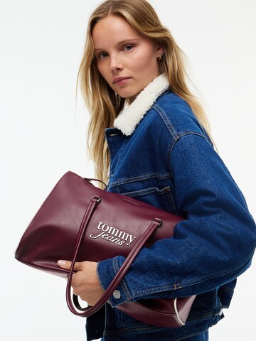 Tommy Jeans Shopper in Red: front