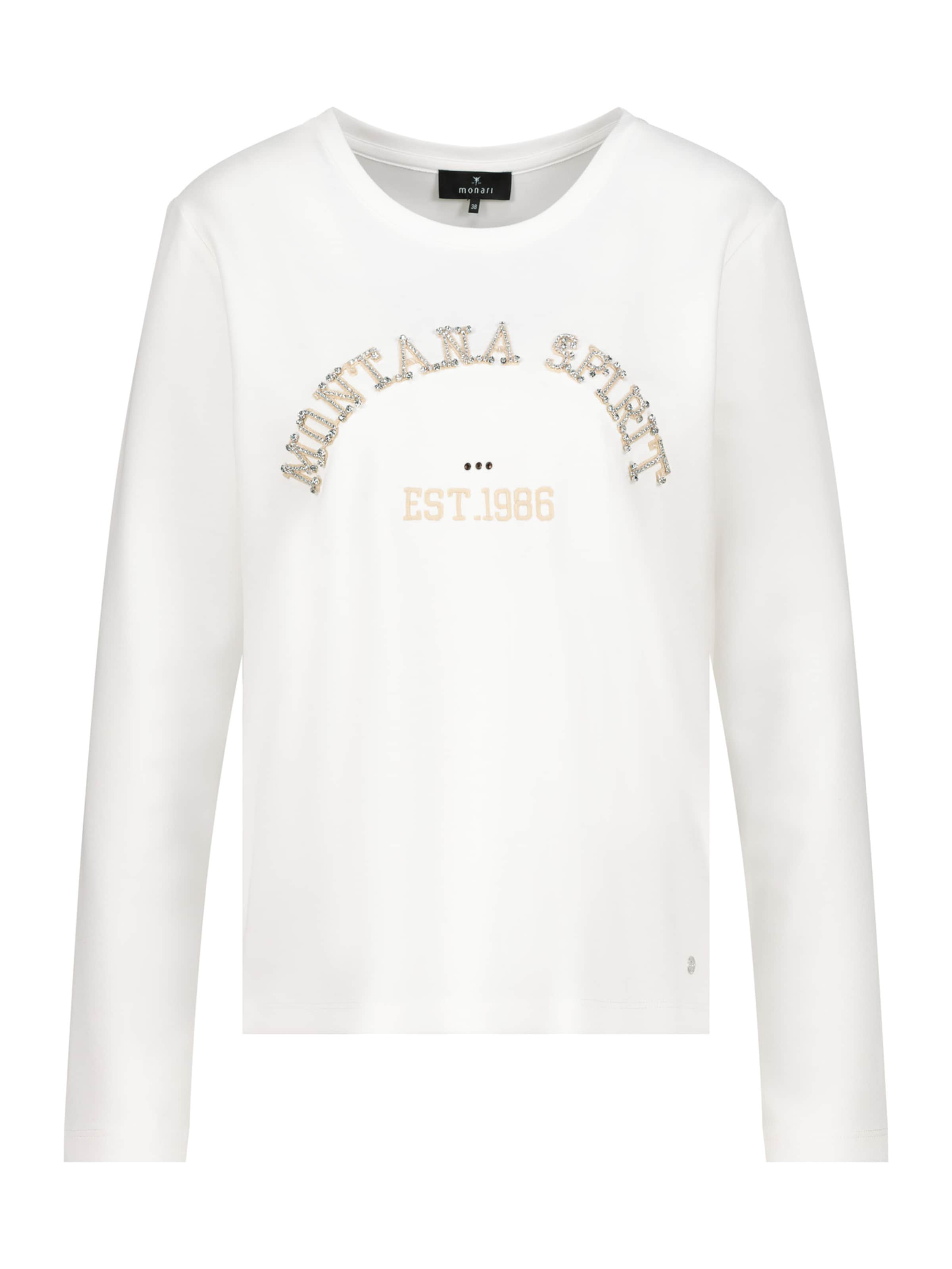 monari Mikina – bílá: přední strana