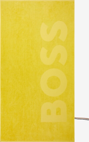 BOSS Home Beach Towel 'Zuma' in Yellow: front