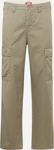 LEVI'S ® tavaline Klapptaskutega teksapüksid 'XX Cargo Straight', värv roheline: eest vaates
