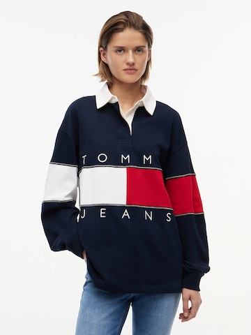Tommy Jeans Sweatshirt i blå: forside