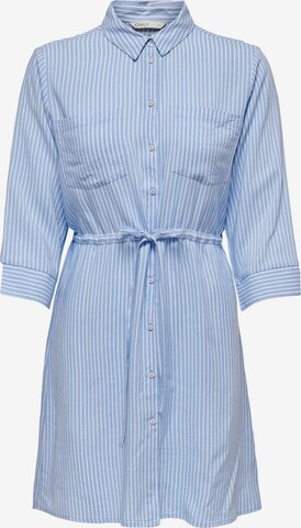 Robe-chemise 'Tamari' ONLY en bleu : devant