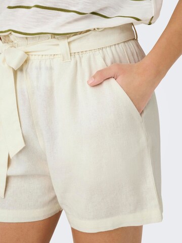 JDY Regular Trousers 'JDYSay' in White