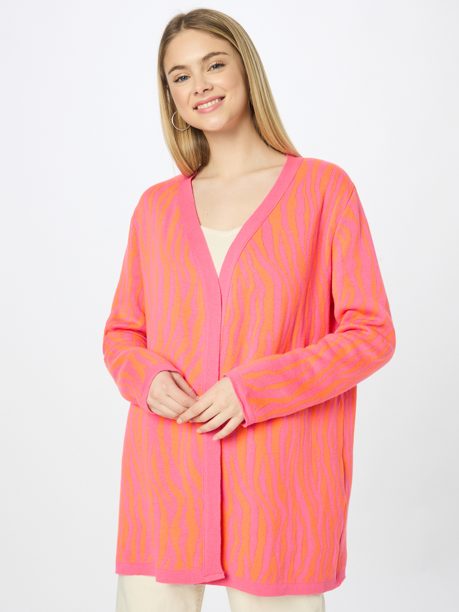 WuqZV Pullover e cardigan Zwillingsherz Giacchetta Candy in Rosa 