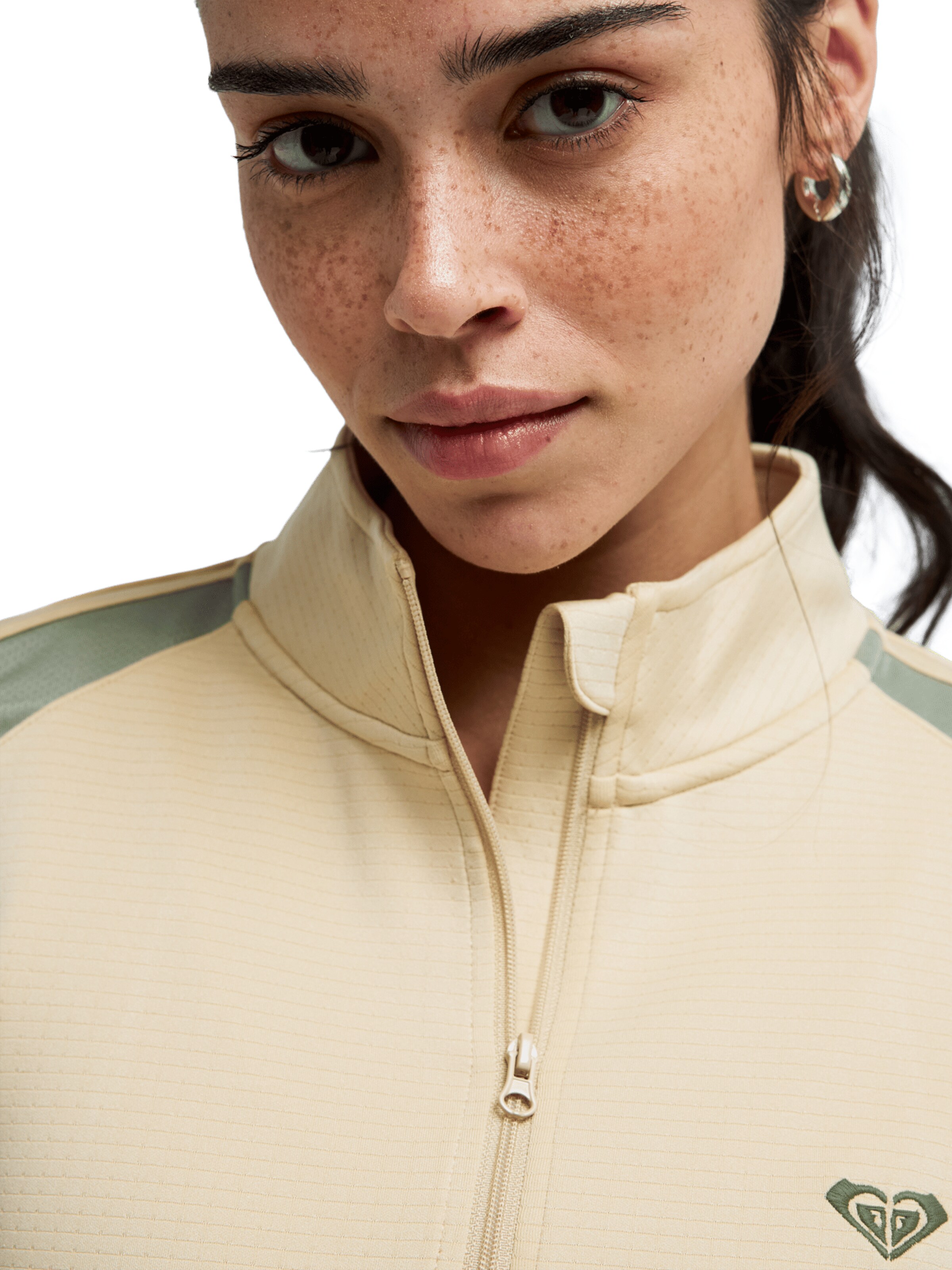 ROXY Performance Shirt 'Boundless Spirit' in Beige