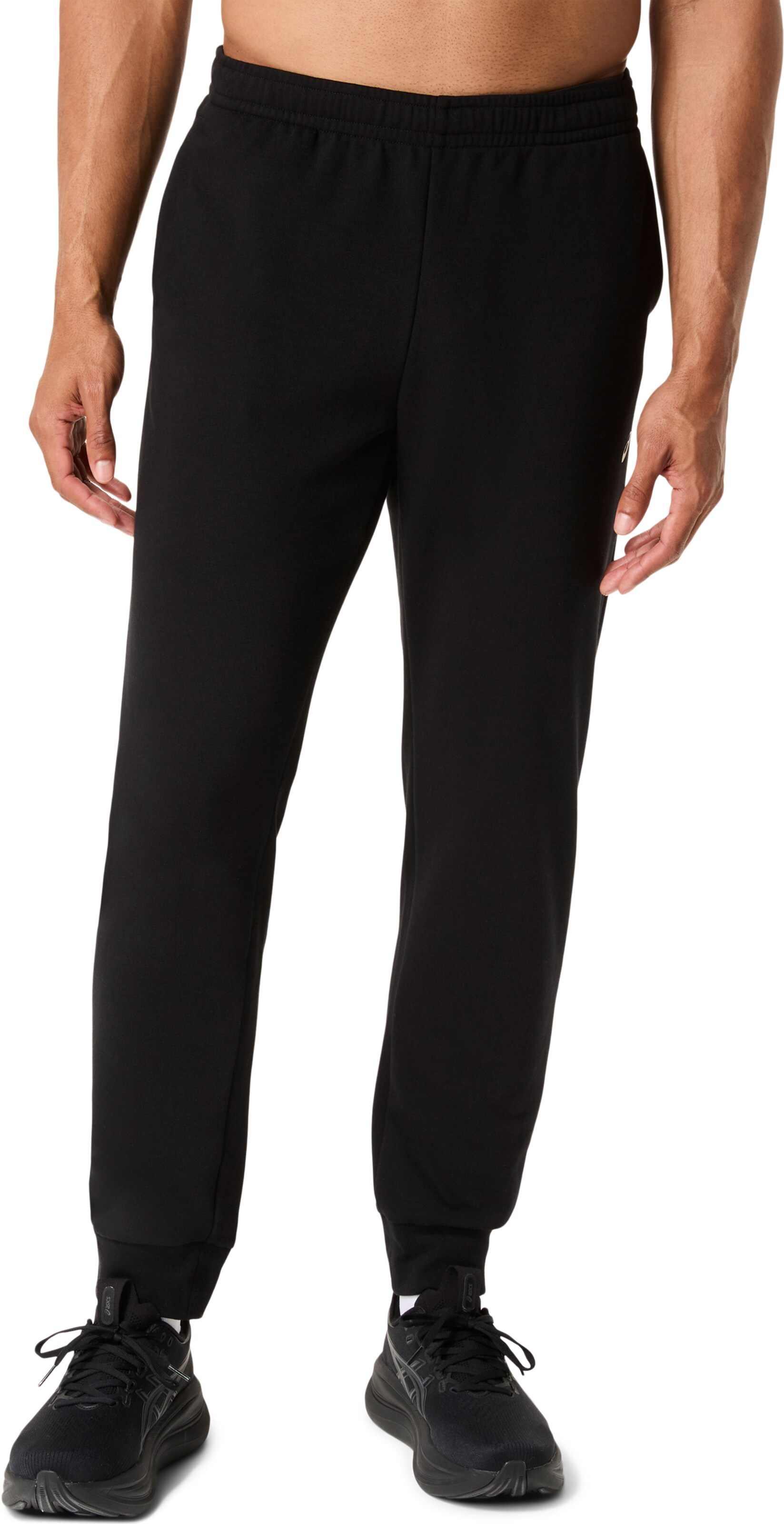ASICS Tapered Pants in Black: front
