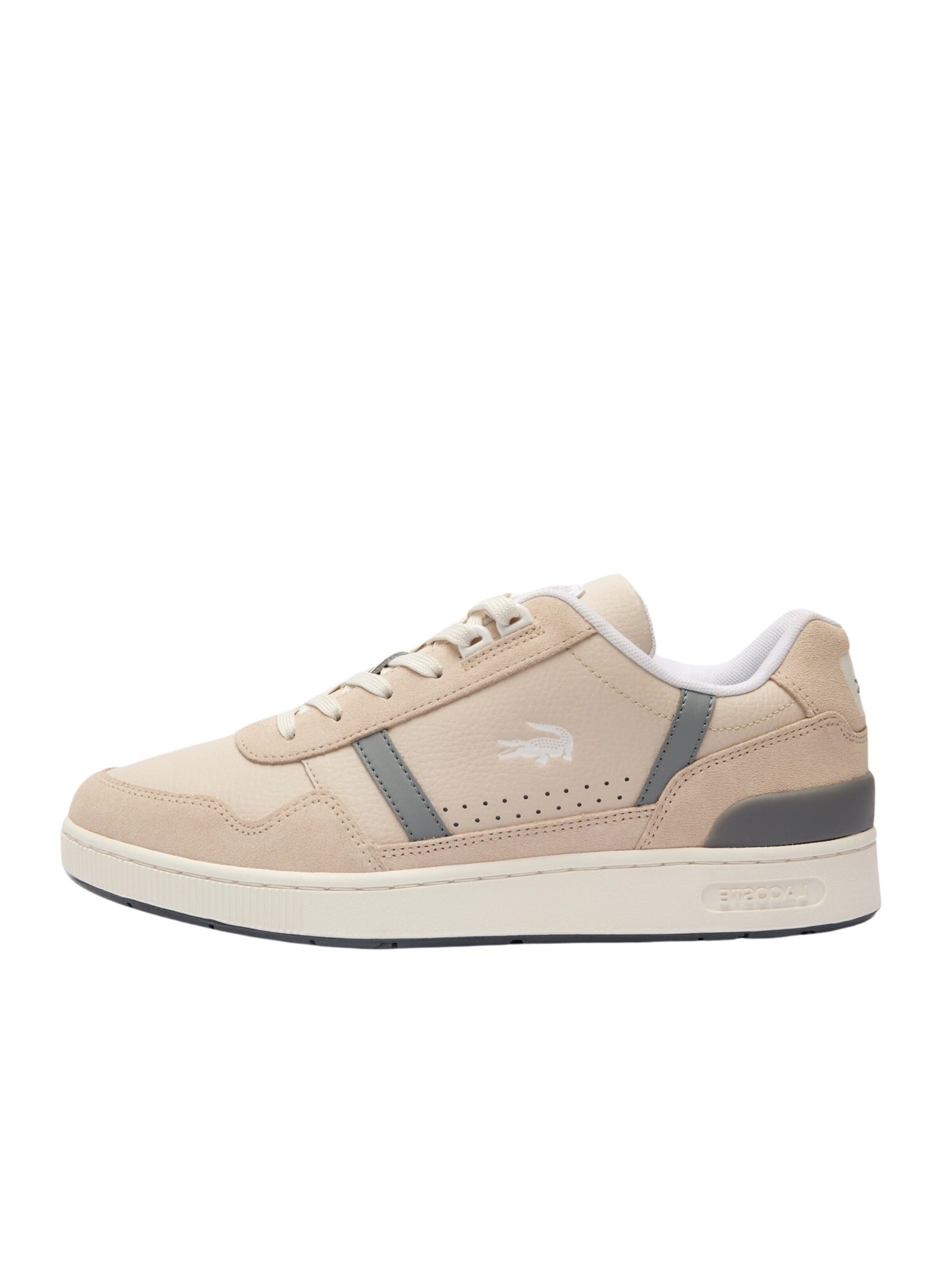 LACOSTE Sneaker low i beige: forside