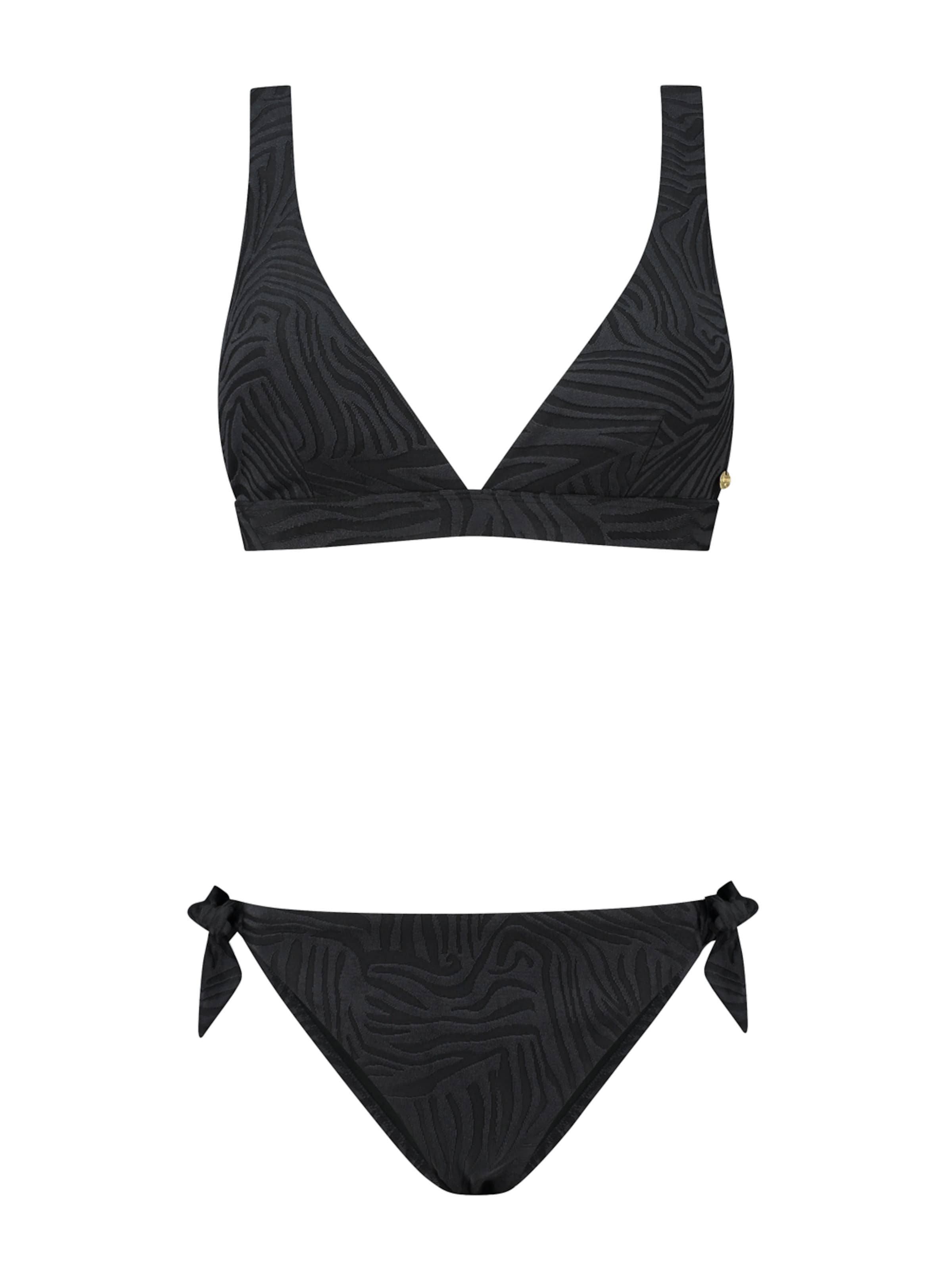 Triangolo Bikini 'Amy' di Shiwi in nero: frontale