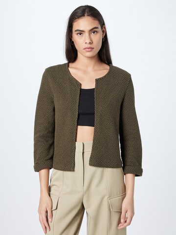 ONLY Knit cardigan 'DIAMOND' in Green: front