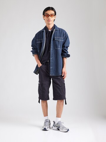 CAMP DAVID Regular Shorts in Blau