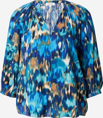 s.Oliver Blouse in Blauw: voorkant