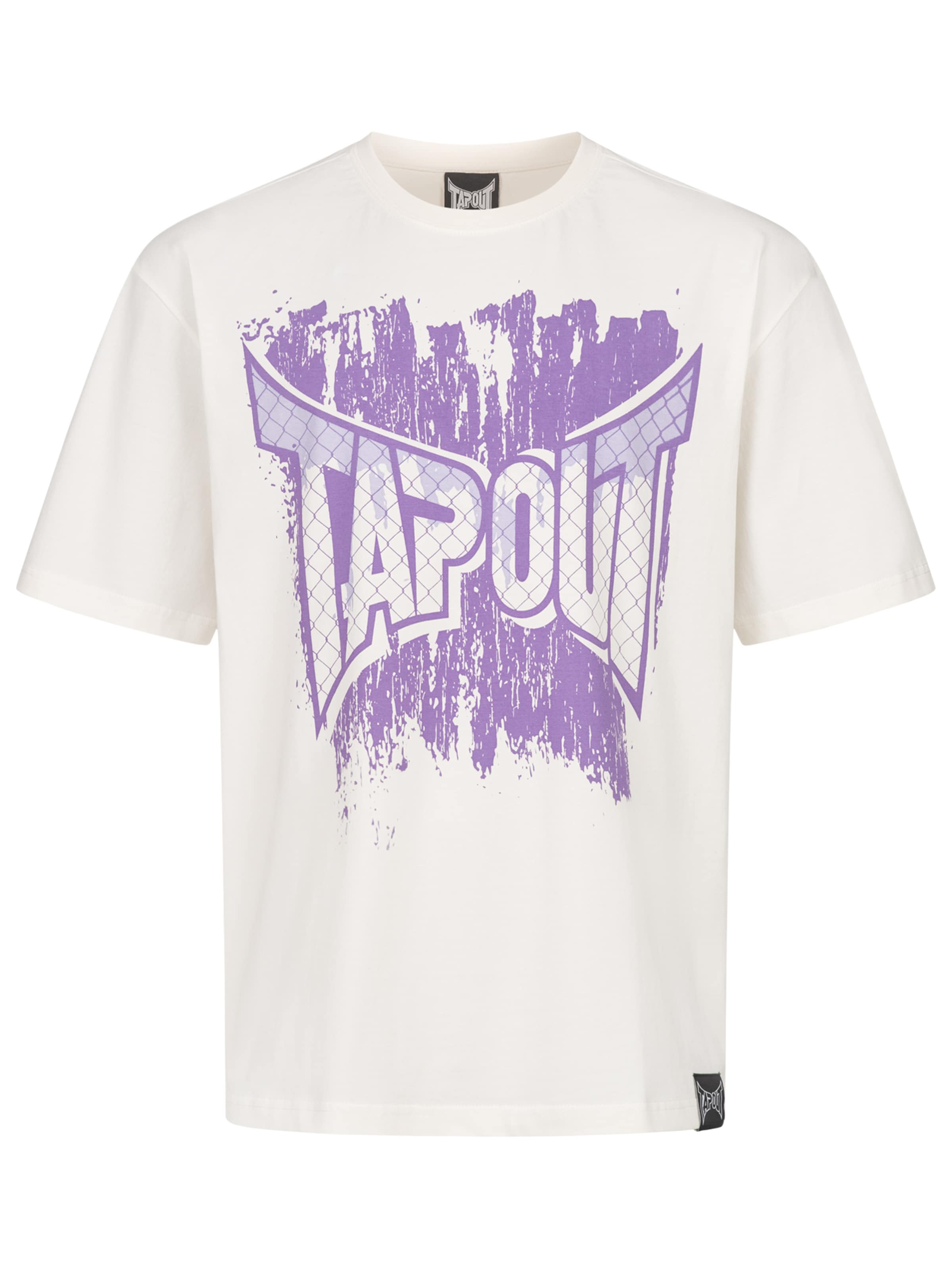 Tapout T-shirt 'CF' i vit: framsida