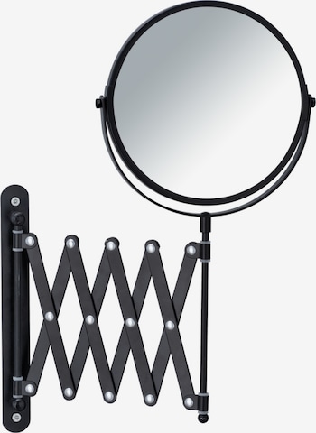 Wenko Cosmetic Mirror in Black: front
