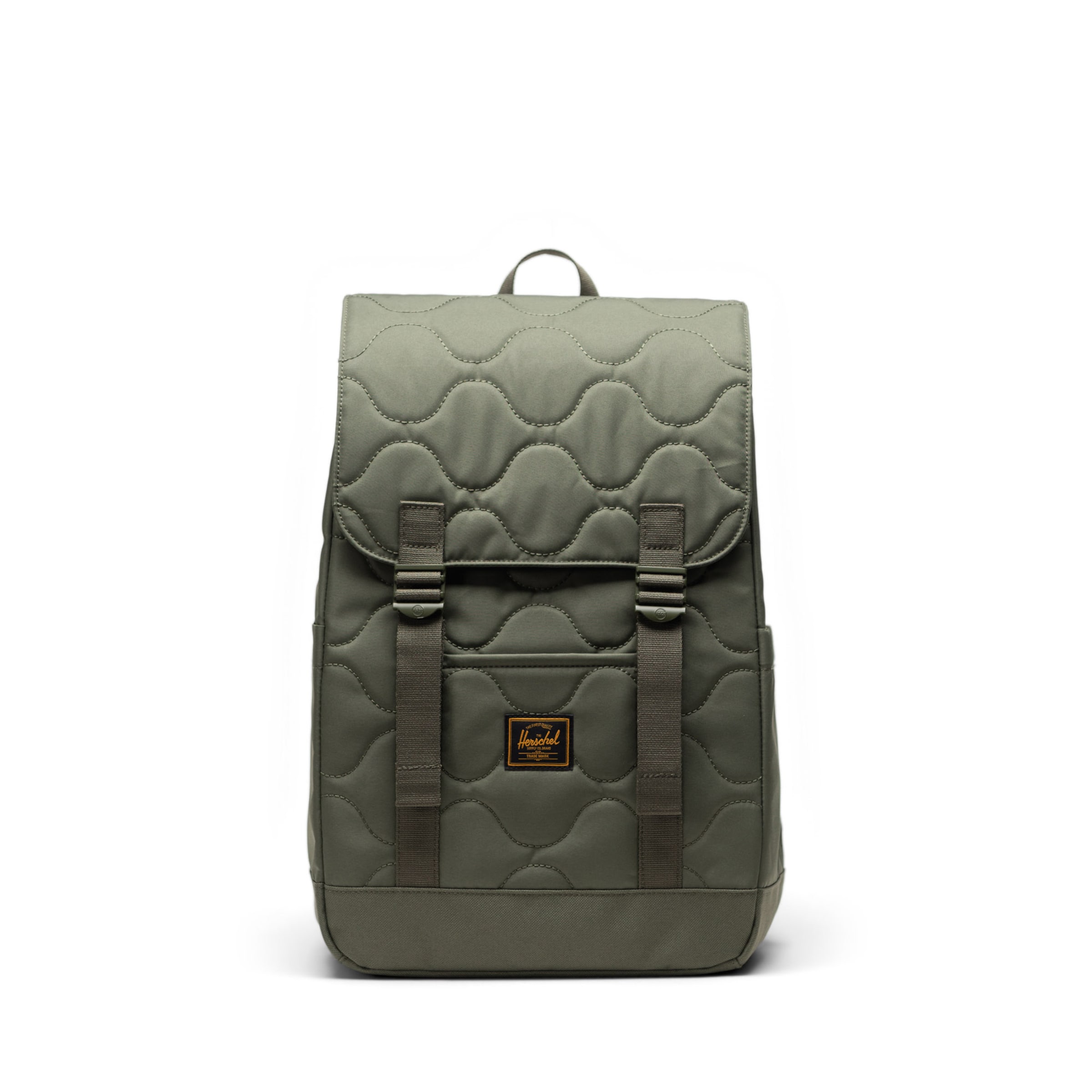 Zaino 'Retreat' di Herschel in verde: frontale